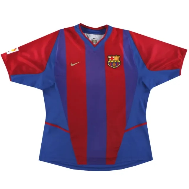 2002-03 Barcelona Nike Home Shirt L - Barcelona / Excellent 