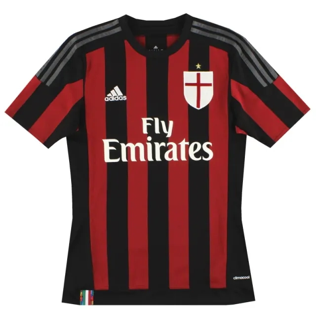 2015-16 AC Milan adidas Home Shirt L - AC Milan / Excellent 