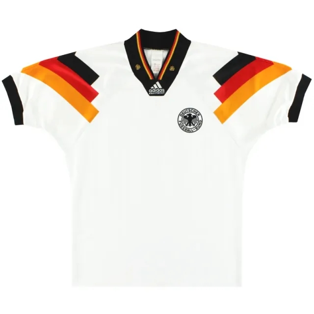 1992-94 Germany adidas Home Shirt *Mint* XL - Germany / Mint 