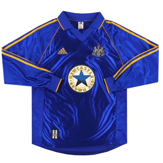 1998-99 Newcastle adidas Away Shirt L/S *As New* M - Newcastle United / As New 