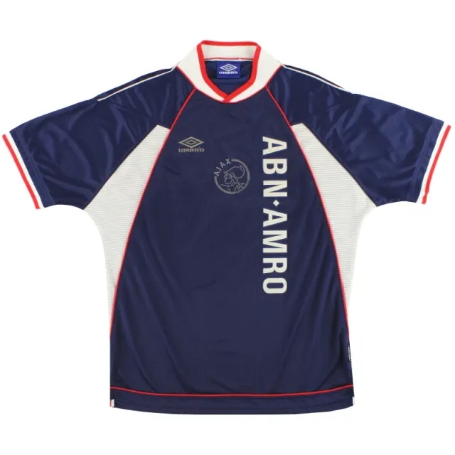 1999-00 Ajax Umbro Away Shirt L - Ajax / Excellent 