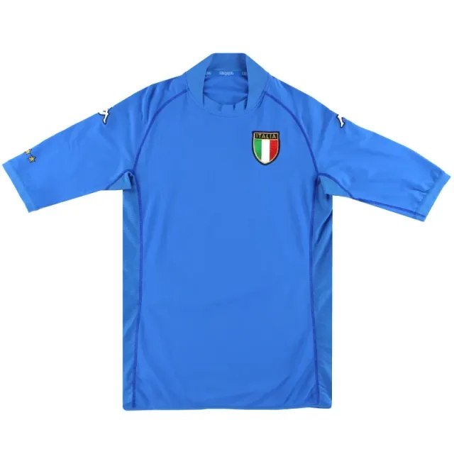 2002 Italy Kappa Home Shirt L - Italy / Excellent 