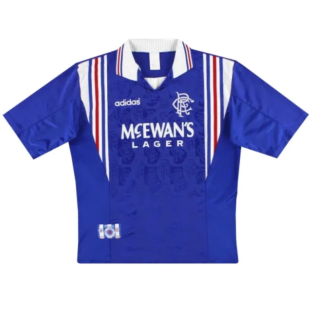 1996-97 Rangers adidas Home Shirt XL - Rangers / Excellent 