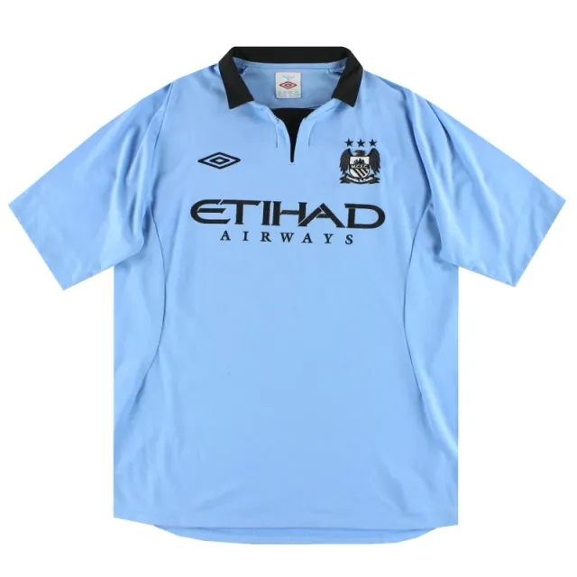 2012-13 Manchester City Umbro Home Shirt L - Manchester City / Excellent 
