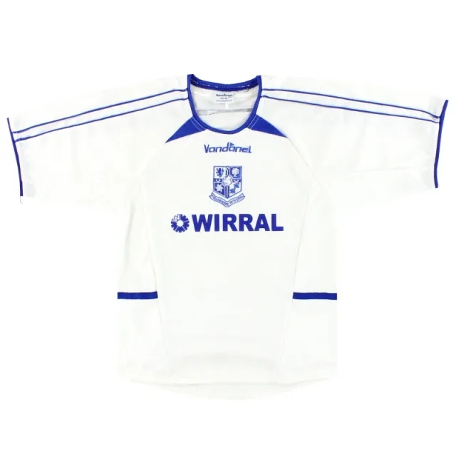 2004-05 Tranmere Rovers Vandanel Home Shirt Y - Tranmere Rovers / Excellent 