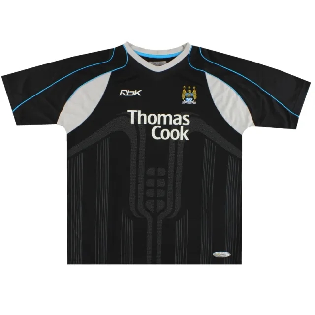 2006-07 Manchester City Reebok Away Shirt L - Manchester City / Excellent 