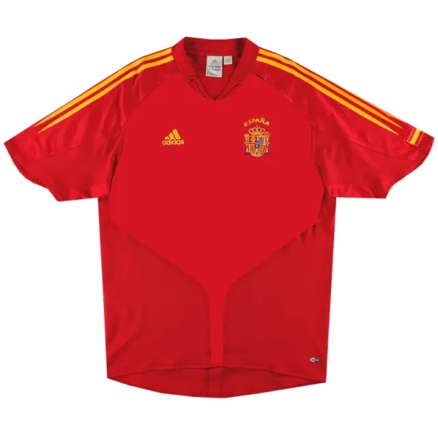 2004-06 Spain adidas Home Shirt L - Spain / Excellent 