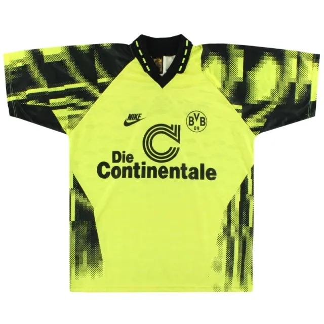 1992-93 Dortmund Nike Home Shirt L - Dortmund / Excellent 
