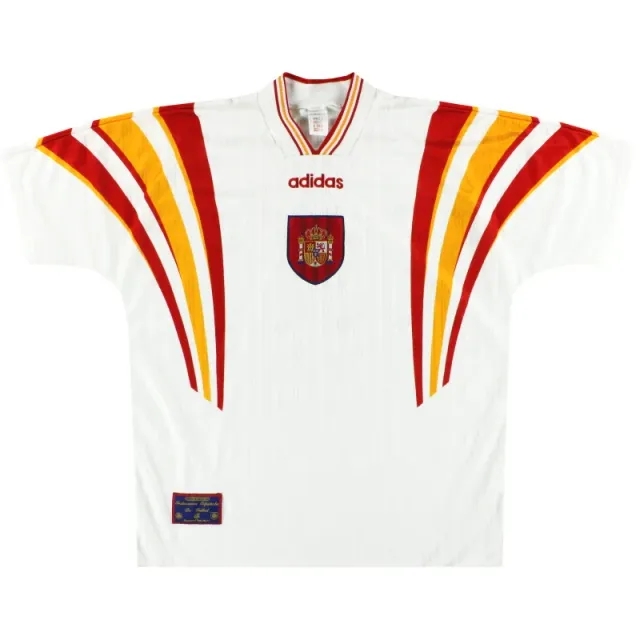 1996-98 Spain adidas Third Shirt L - Spain / Excellent 