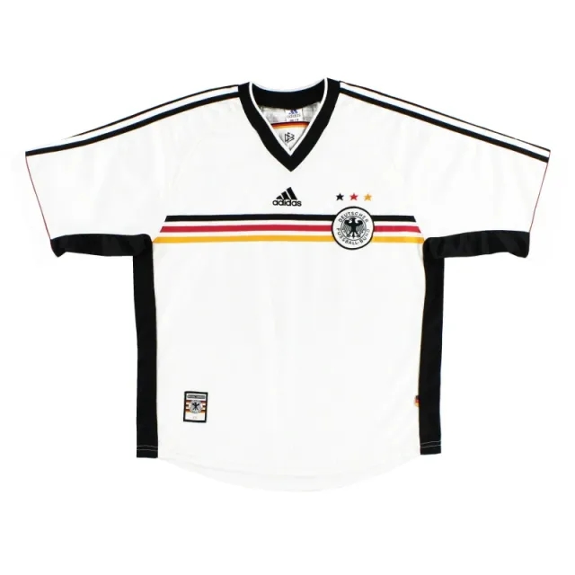 1998-00 Germany adidas Home Shirt XL - Germany / Very Good 