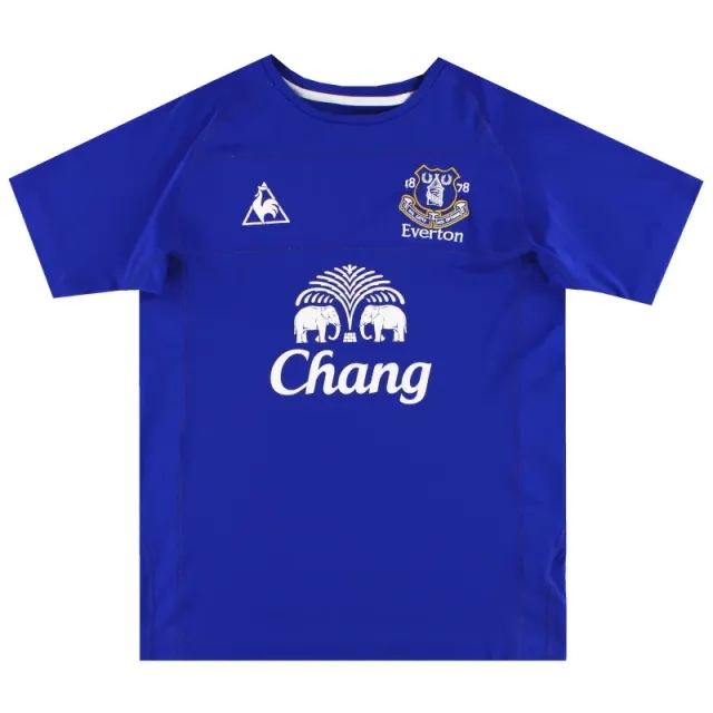 2010-11 Everton Le Coq Sportif Home Shirt M - Everton / Excellent 