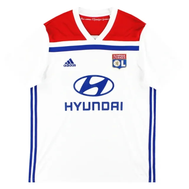 2018-19 Lyon adidas Home Shirt XL - Lyon / Excellent 