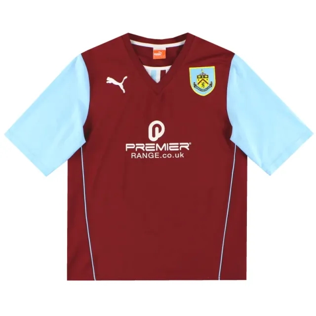 2013-14 Burnley Errea Home Shirt L - Burnley / Excellent 
