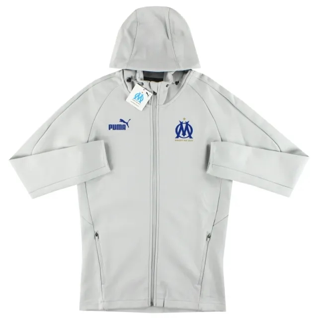 2022-23 Marseille Puma Casuals Hooded Jacket *BNIB* L - Olympique Marseille / BNIB 