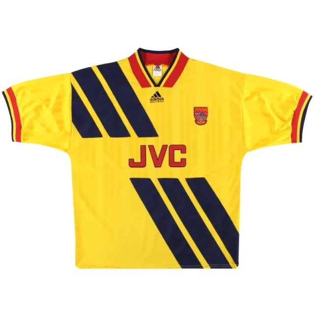 1993-94 Arsenal adidas Away Shirt S - Arsenal / Excellent 