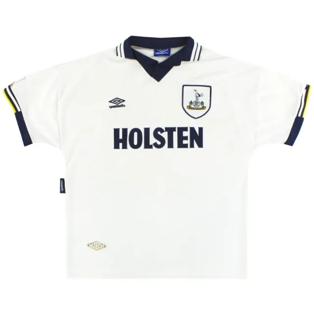 1993-95 Tottenham Umbro Home Shirt M - Tottenham Hotspur / Excellent 