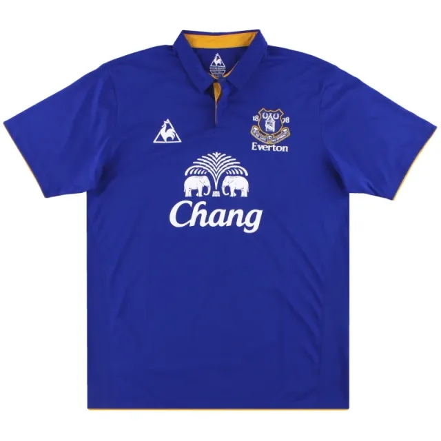 2011-12 Everton Le Coq Sportif Home Shirt M - Everton / Excellent 