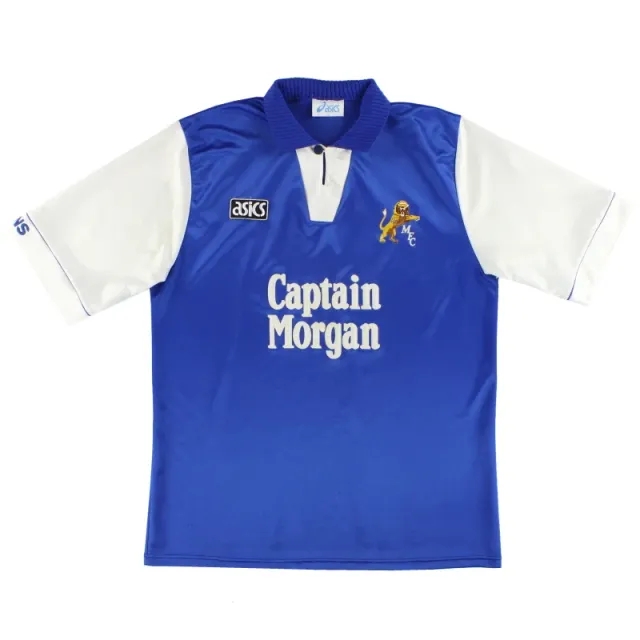 1994-96 Millwall Asics Home Shirt *Mint* M - Millwall / Mint 