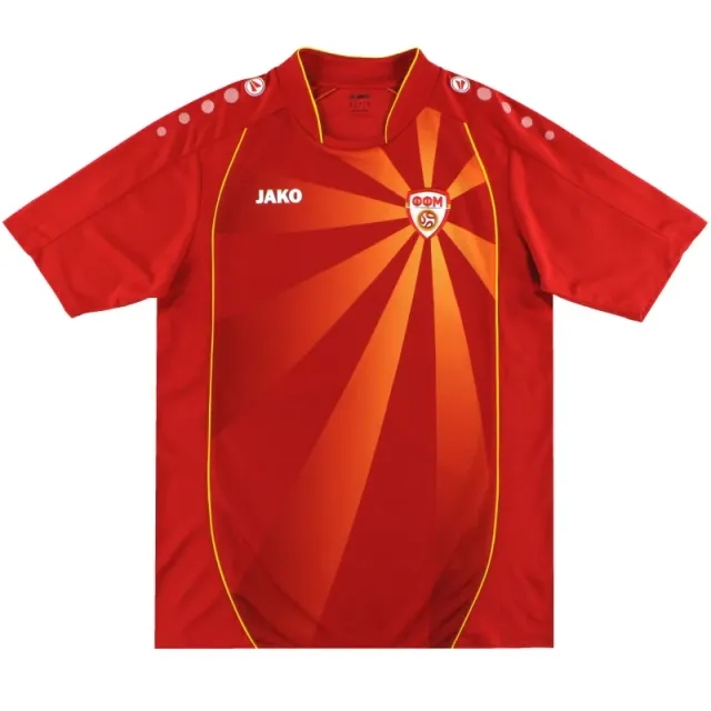 2016-2022 North Macedonia Jako Home Shirt *As New* S - Other European / As New 