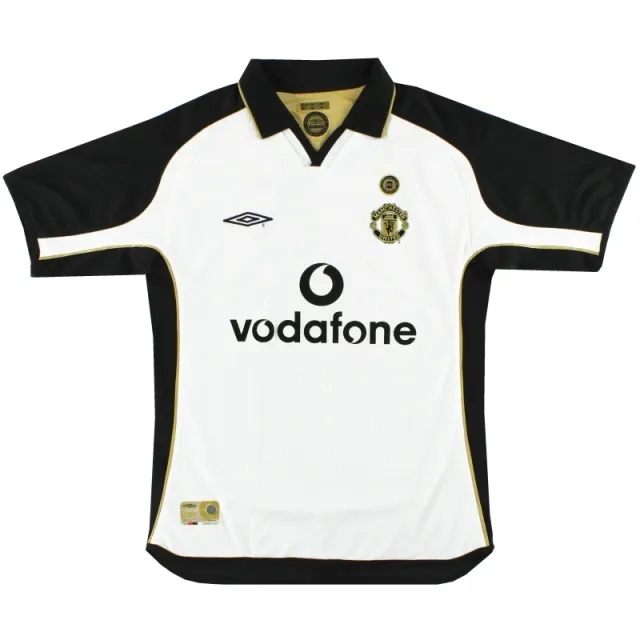2001-02 Manchester United Umbro Centenary Reversible Away Shirt XXL - Manchester United / Excellent 