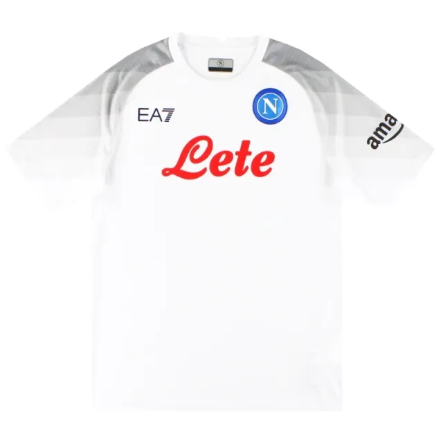 2022-23 Napoli EA7 European Away Shirt L - Napoli / Very Good 