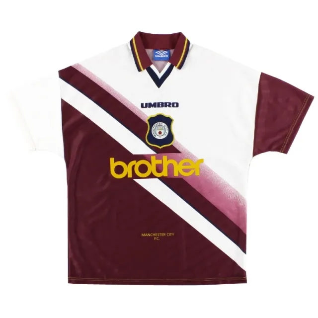 1996-97 Manchester City Umbro Away Shirt XL - Manchester City / Very good 