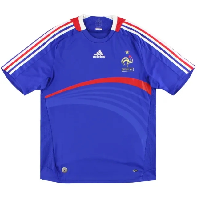 2007-08 France adidas Home Shirt S - France / Excellent 