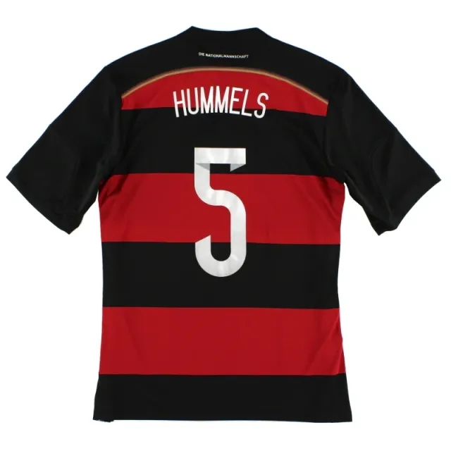 2014-15 Germany Away Shirt Hummels #5 *Mint* M - Germany / Mint 