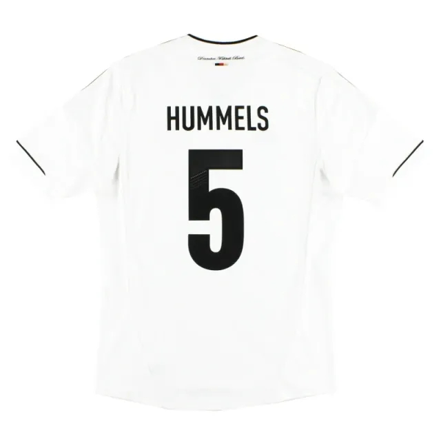 2012-13 Germany Home Shirt Hummels #5 M - Germany / Excellent 