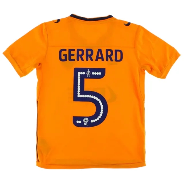 2017-18 Oldham Sondico Away Shirt Gerrard #5 Y - Oldham Athletic / Excellent 