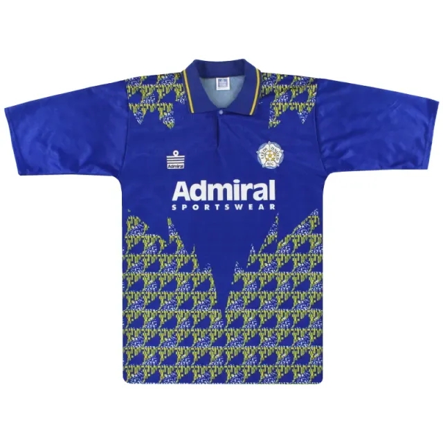 1992-93 Leeds Admiral Away Shirt S - Leeds / Excellent 