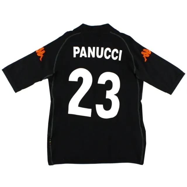 2002-03 Roma Away Shirt Panucci #23 XL - Roma / Very Good 