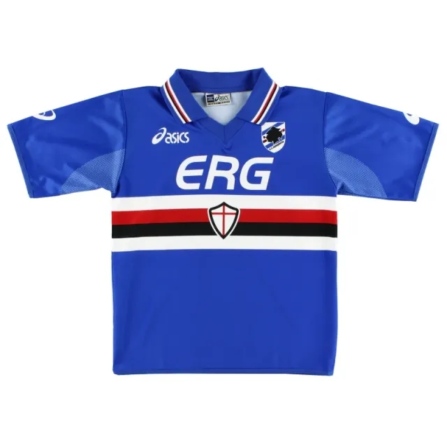 2003-04 Sampdoria Home Shirt Y - Sampdoria / Excellent 