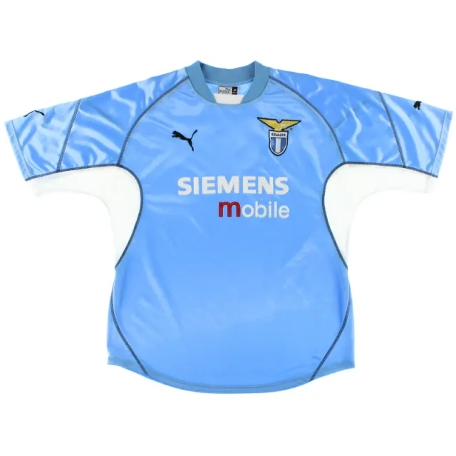 2001-02 Lazio Home Shirt XL - Lazio / Excellent 