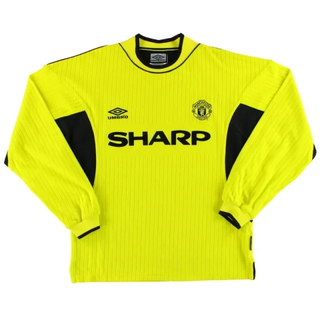 1999-00 Manchester United Umbro Goalkeeper Shirt *As New* Y - Manchester United / As New 