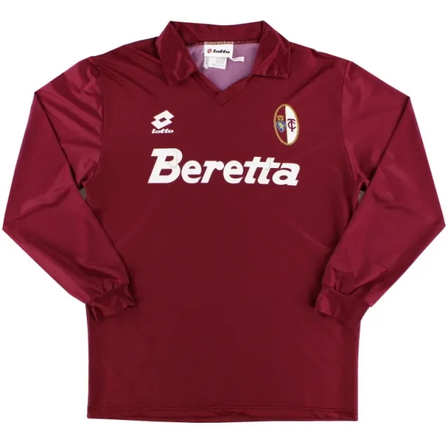 1993-94 Torino Home Shirt L/S L - Other Italian Clubs / Excellent 