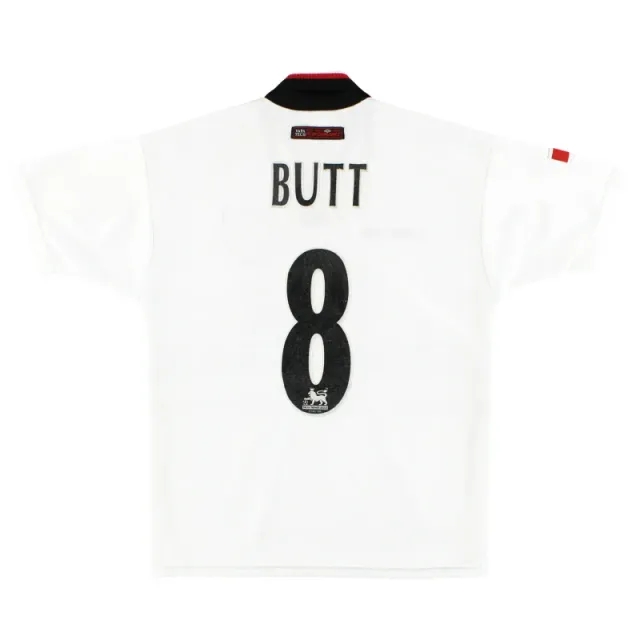 1997-99 Manchester United Umbro Away Shirt Butt #8 L.Boys - Manchester United / Very Good 