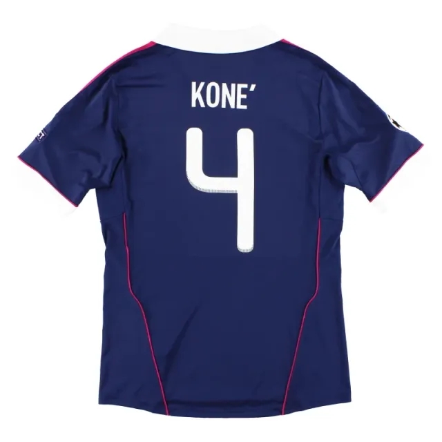 2011-12 Lyon adidas CL Away Shirt Kone #4 *Mint* M - Lyon / Mint 