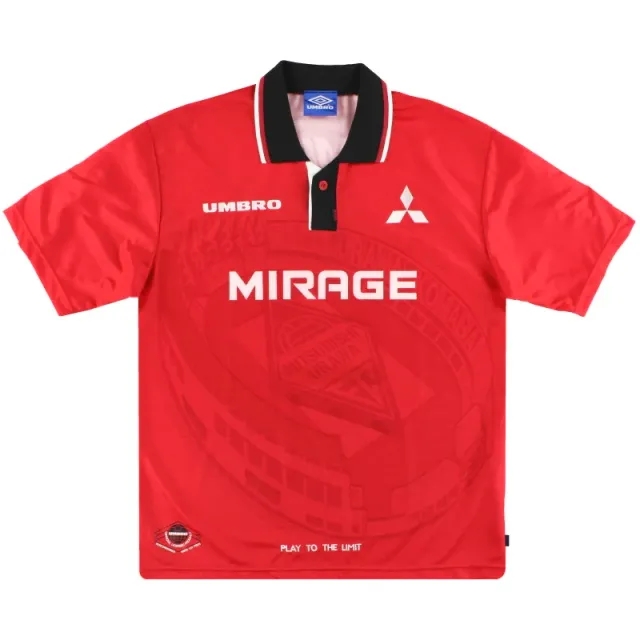 1996-98 Urawa Red Diamonds Umbro Home Shirt M - Other World Clubs / Excellent 