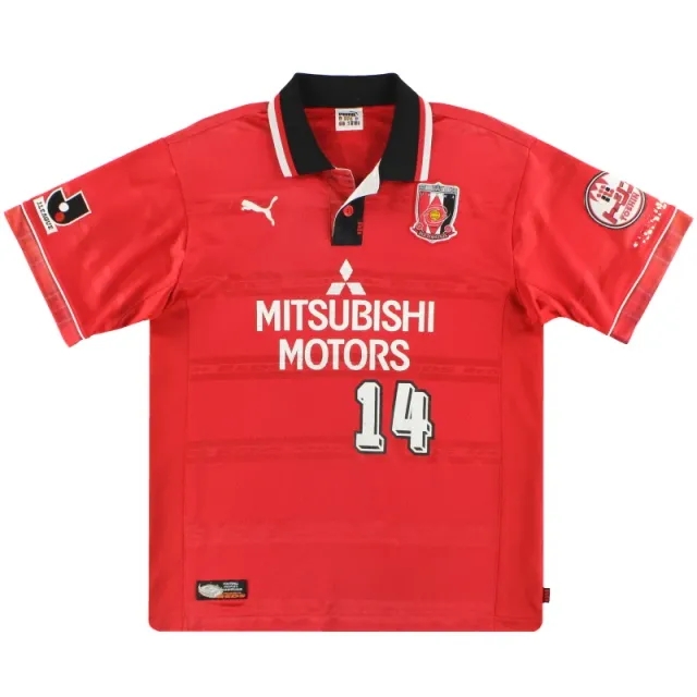 2000 Urawa Red Diamonds Puma Player Issue Home Shirt #14 L - Other World Clubs / Good 