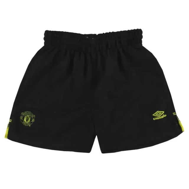 1999-00 Manchester United Umbro Goalkeeper Shorts Y - Manchester United / Excellent 