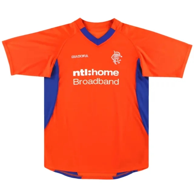 2002-03 Rangers Diadora Away Shirt Y - Rangers / Excellent 