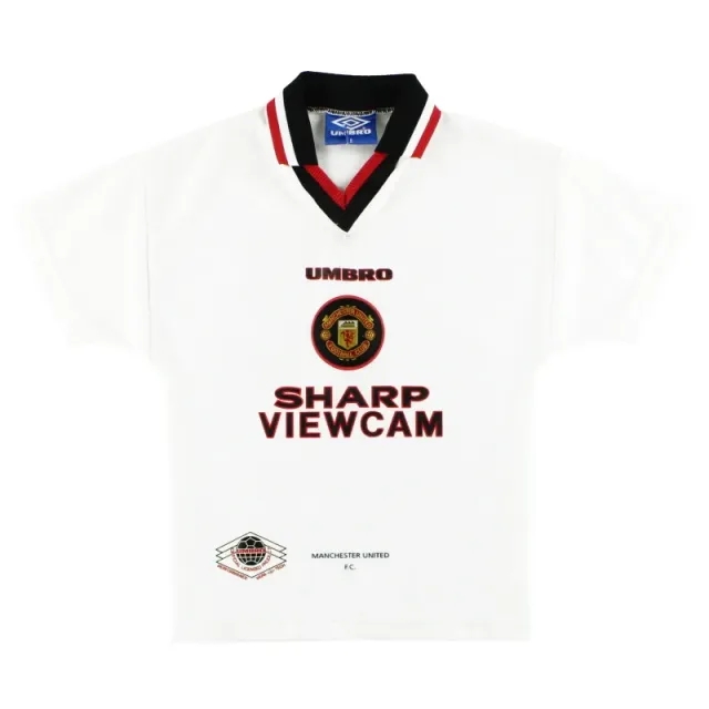 1996-97 Manchester United Umbro Away Shirt Y - Manchester United / Excellent 