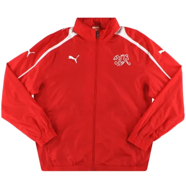 2010-11 Switzerland Puma Hooded Rain Coat XXL - Switzerland / Excellent 