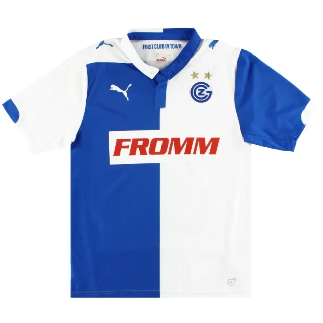 2014-15 Grasshoppers Puma Home Shirt S - Other European Clubs / Excellent 