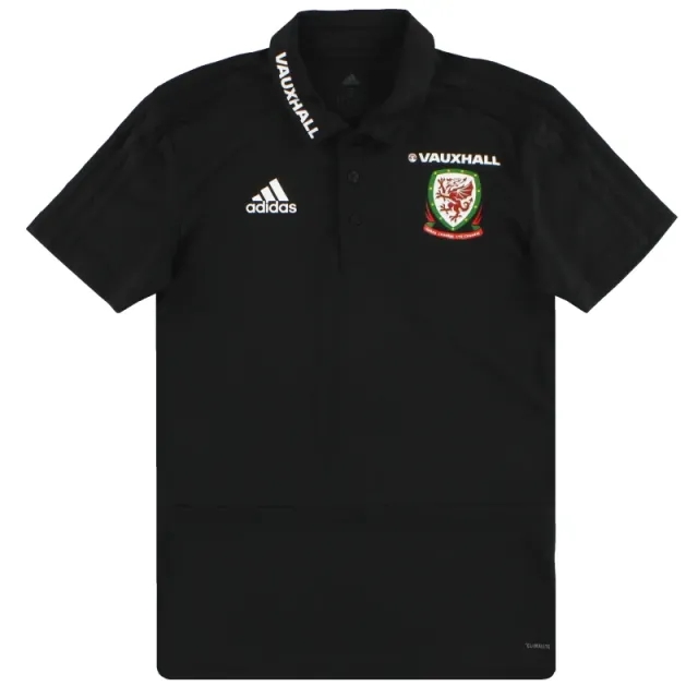 2017-18 Wales adidas Player Issue Polo Shirt *Mint* S - Wales / Mint 