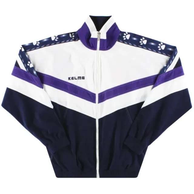 1996-97 Real Madrid Kelme Track Jacket L - Real Madrid / Very Good 