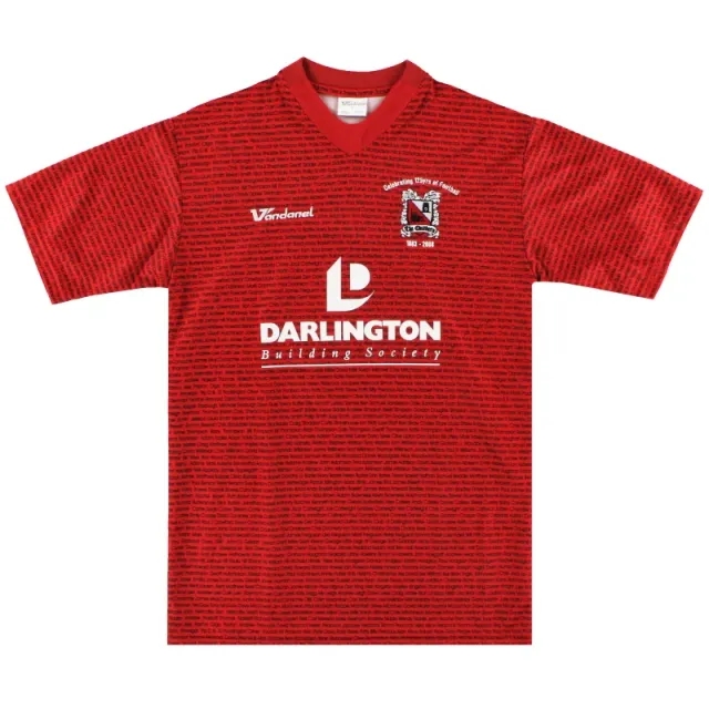 2008-09 Darlington '125 Years' Away Shirt S - Darlington / Excellent 