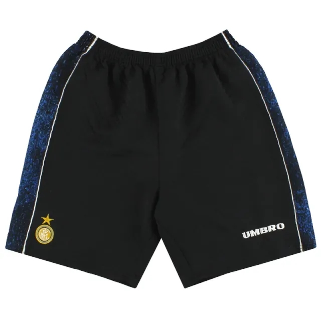 1995-96 Inter Milan Umbro Goalkeeper Shorts M - Inter Milan / Excellent 