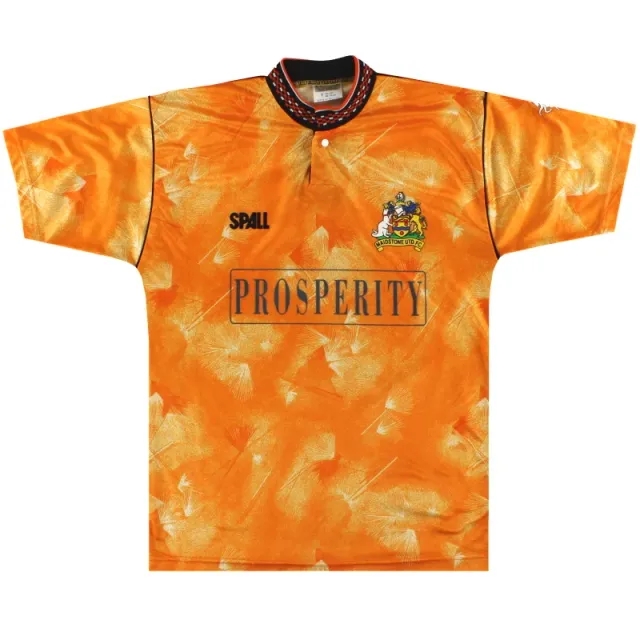 1990-91 Maidstone United Spall Home Shirt *Mint* Y - Other Non League Clubs / Mint 
